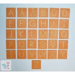 Set literele alfabetului român cu magnet